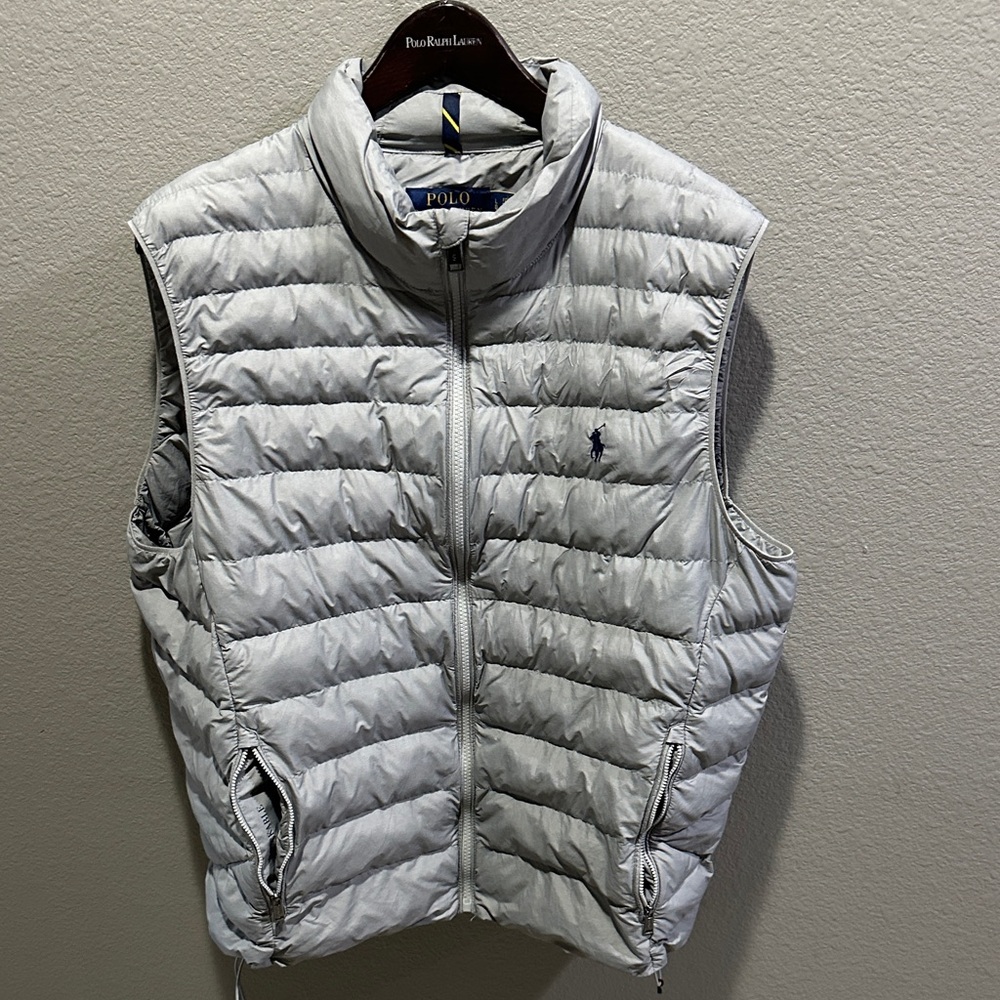 Polo Ralph Lauren Gray Puffer Vest
